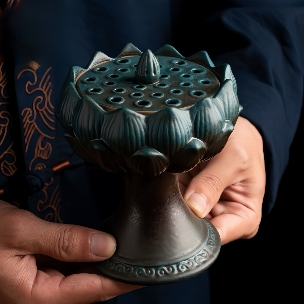 Lotus Lantern Backflow Incense Burner