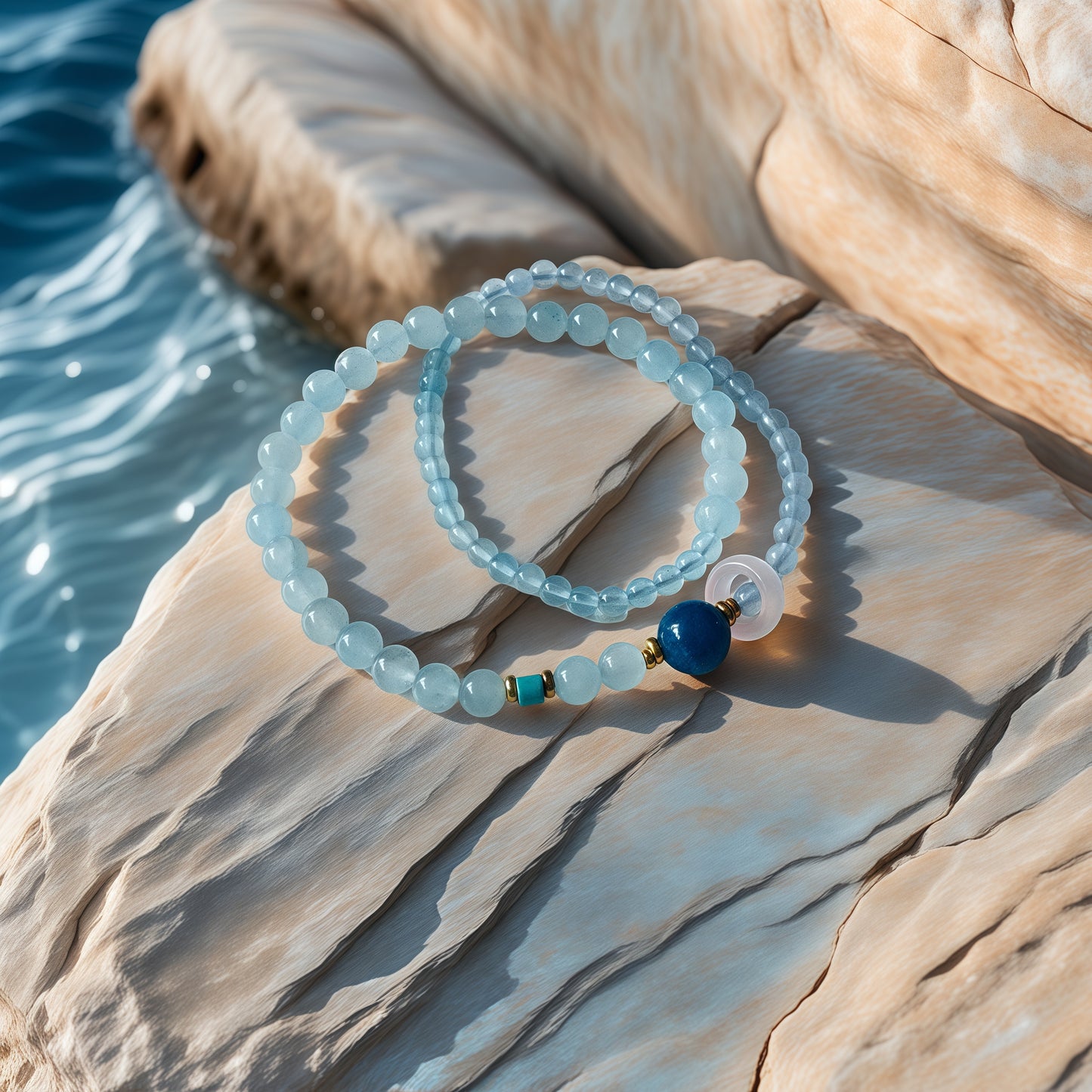 Aquamarine Energy Bracelet