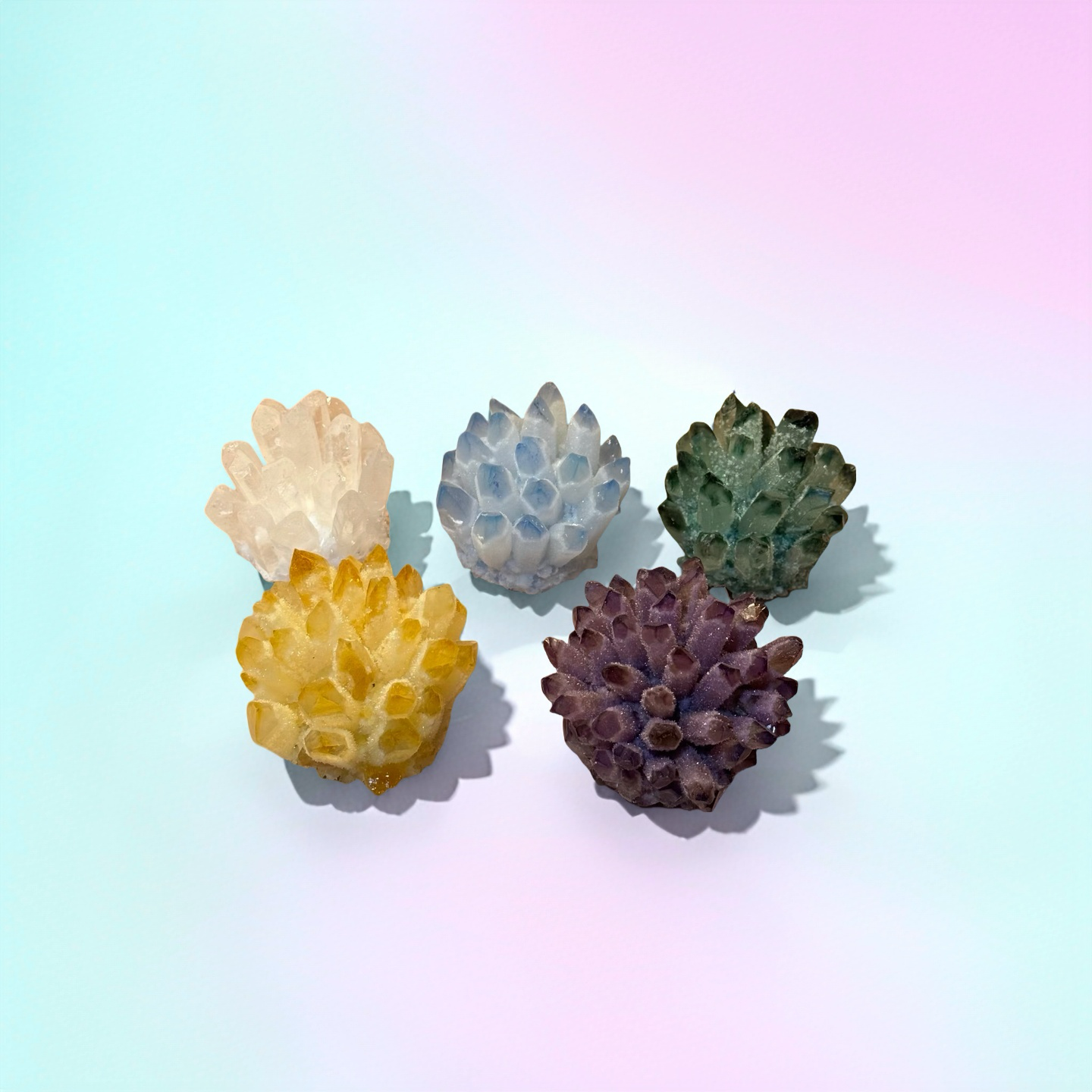 Celestial Harmony: Crystal Cluster