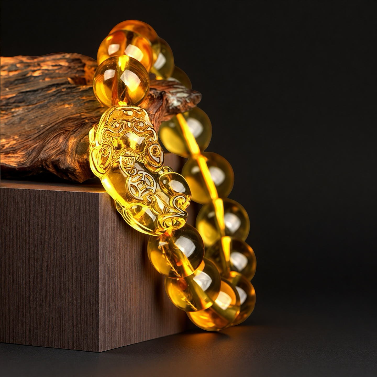 Citrine × Pixiu Crystal Bracelet