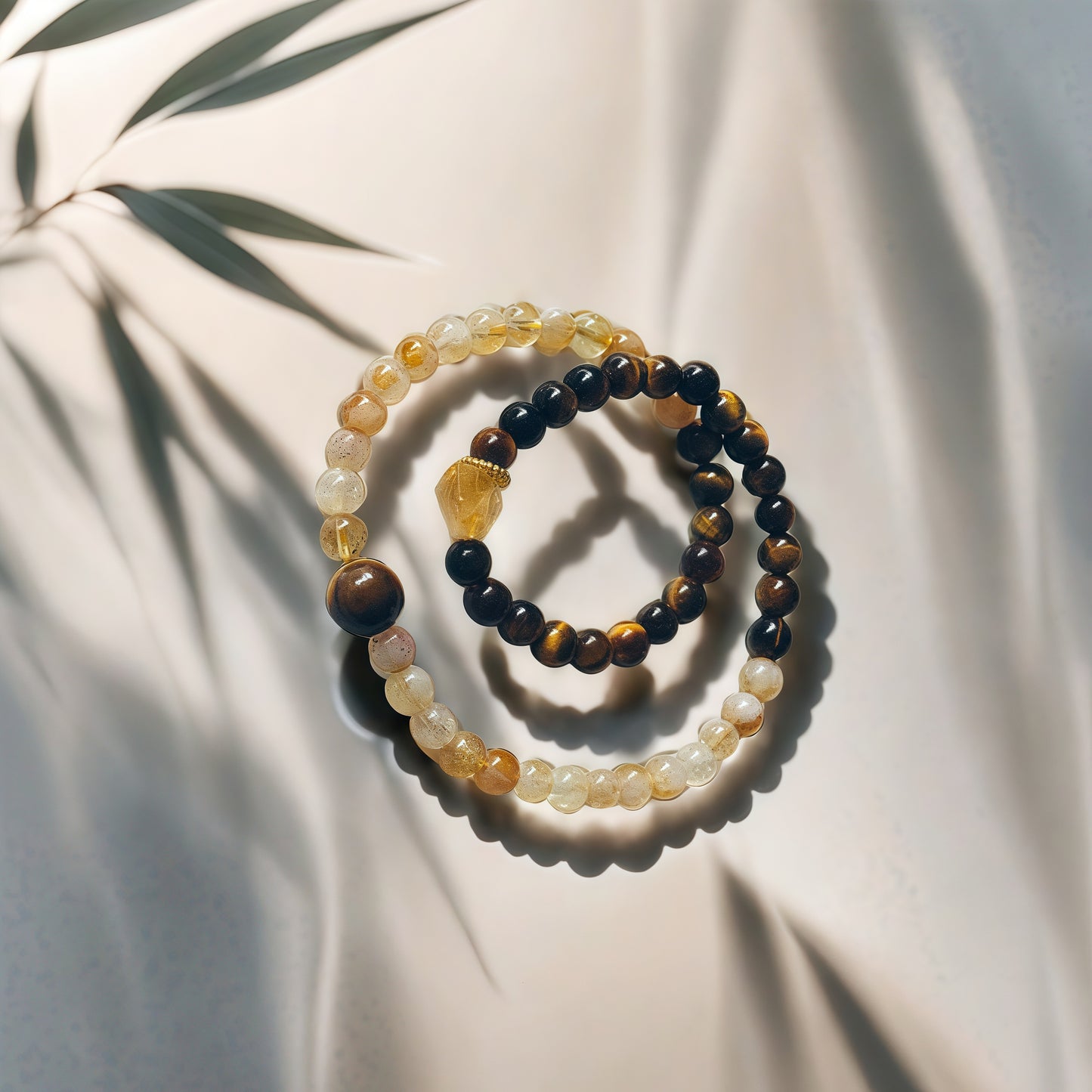 Citrine × Tiger’s Eye Energy Bracelet
