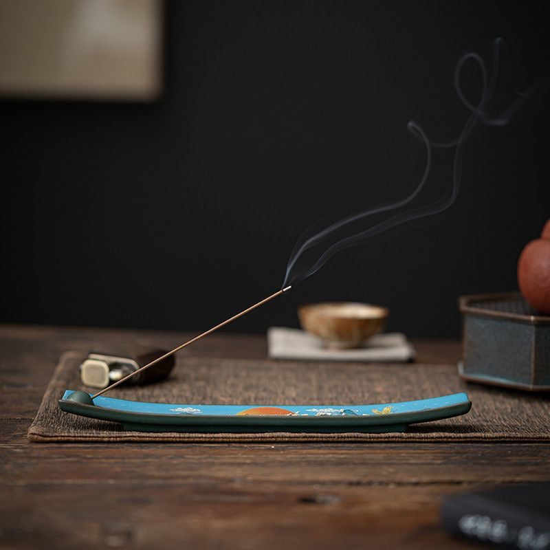 Imperial Enamel-Painted Porcelain Incense Holder