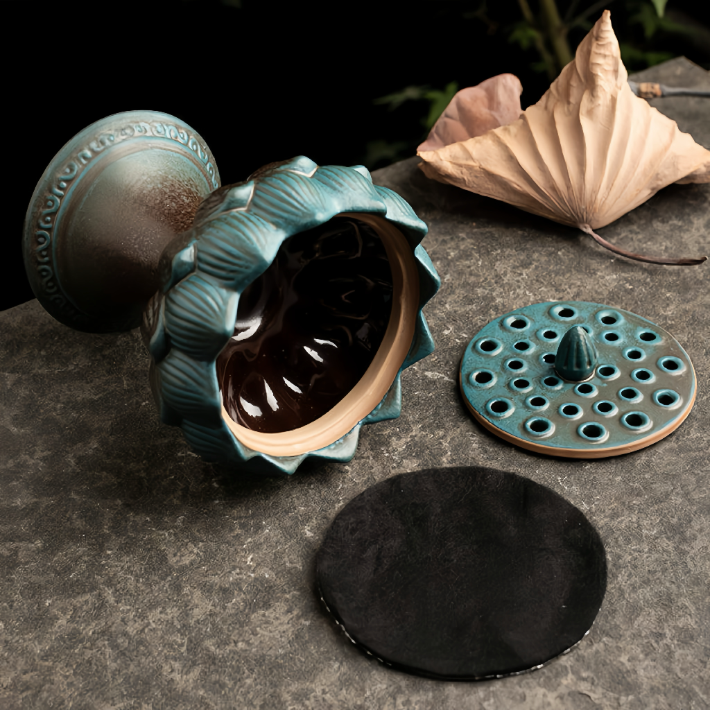 Lotus Lantern Backflow Incense Burner