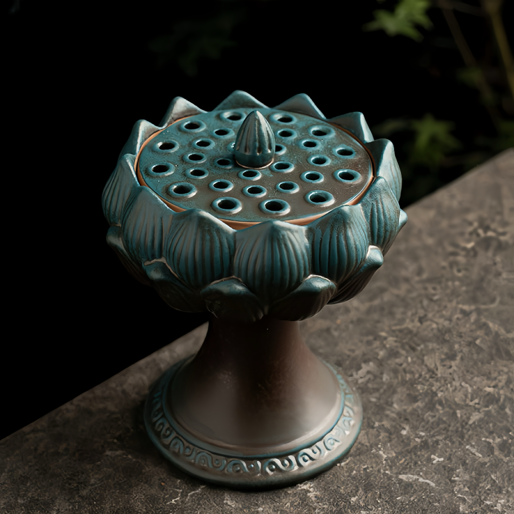 Lotus Lantern Backflow Incense Burner