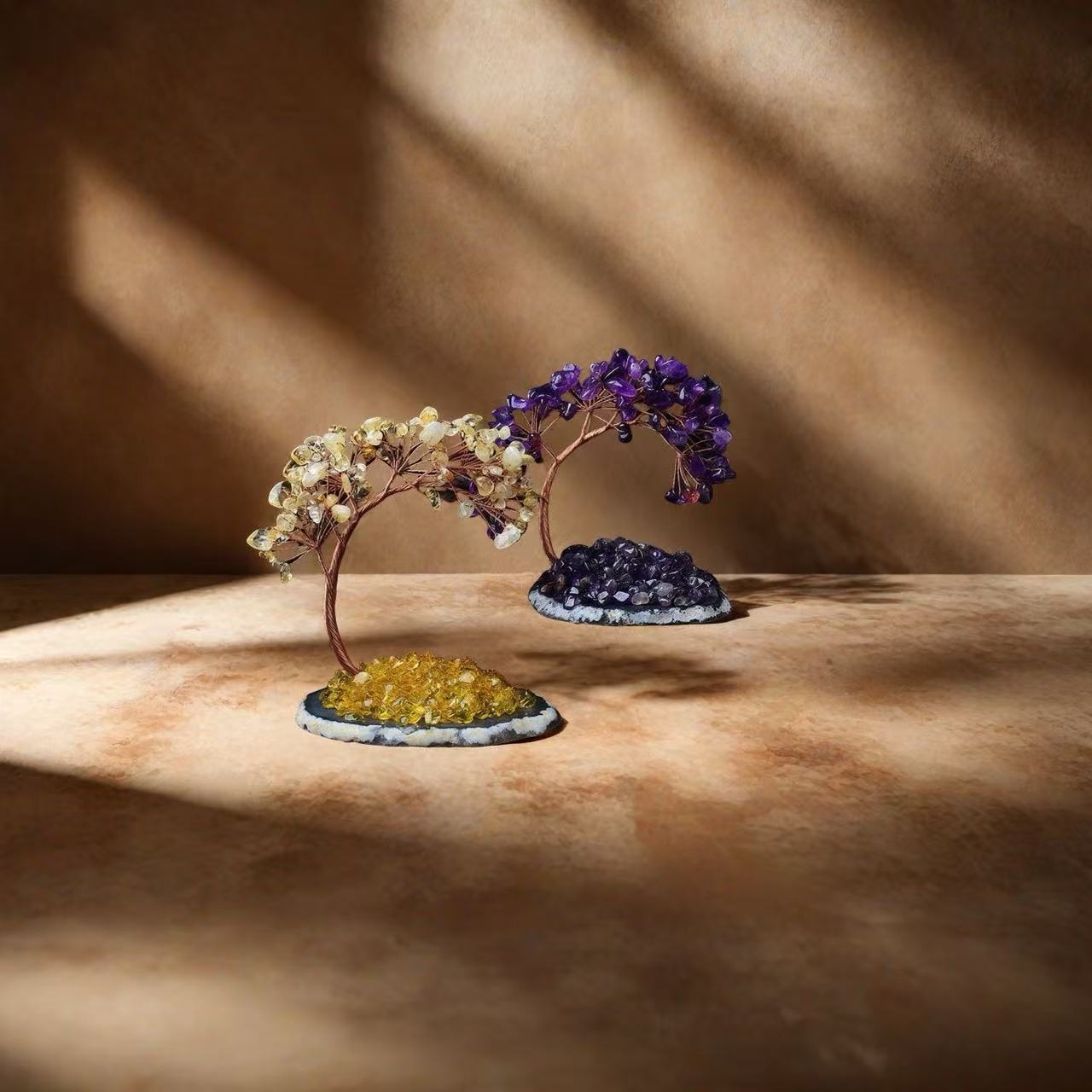 Mini Crystal Tree With Agate Base