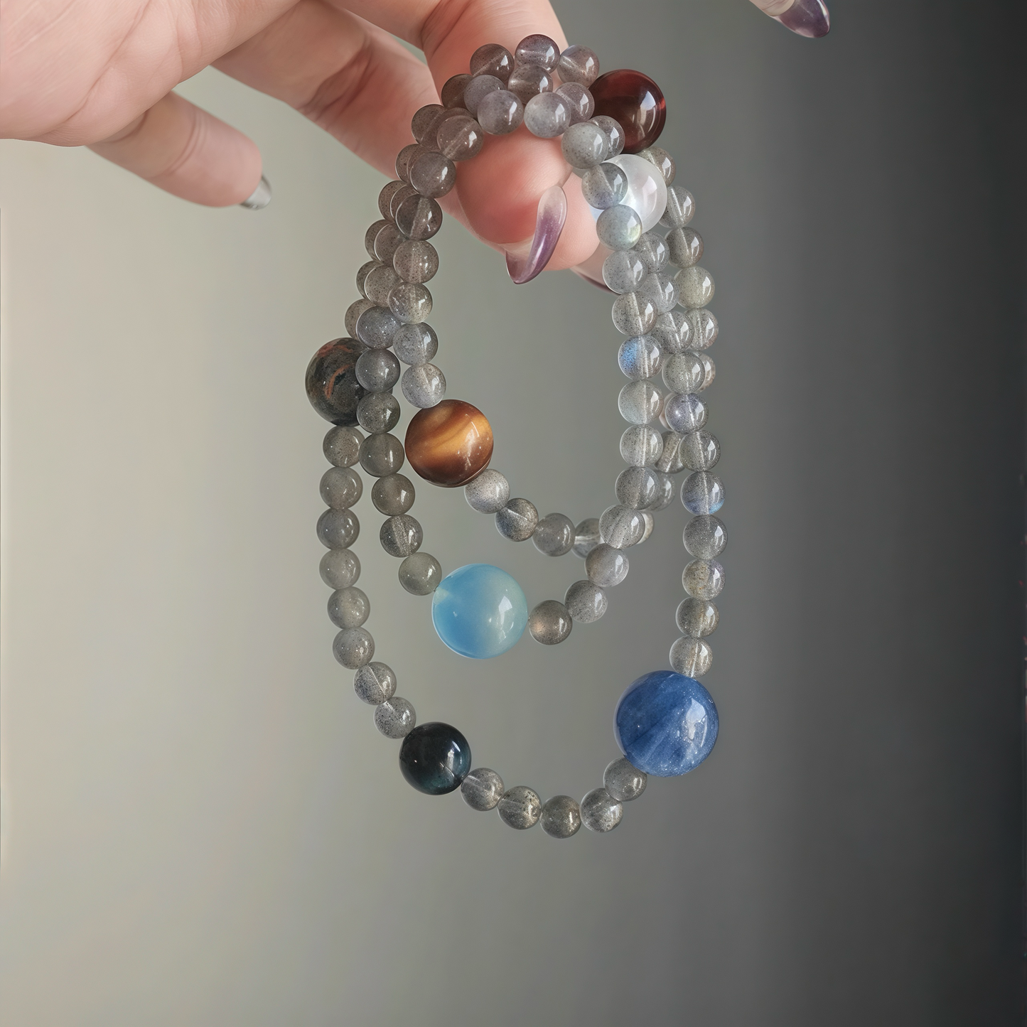 Moonstone × Tiger’s Eye Bracelet