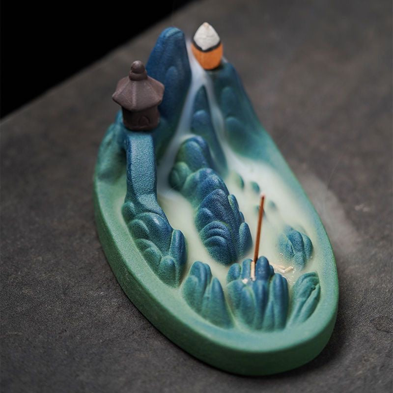 Natural Scenery Backflow Incense Burner