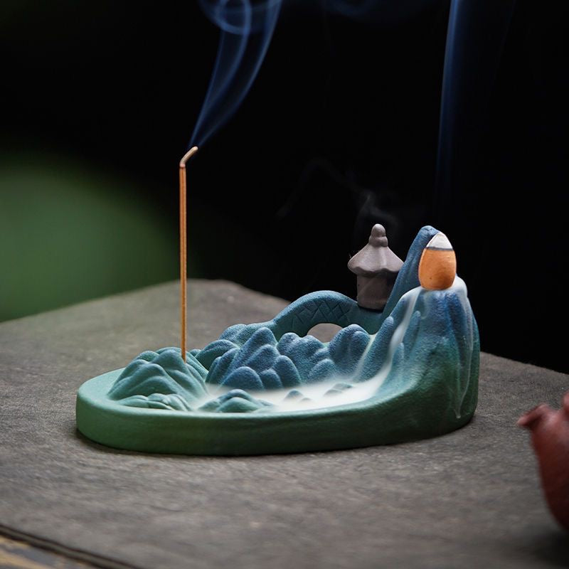 Natural Scenery Backflow Incense Burner