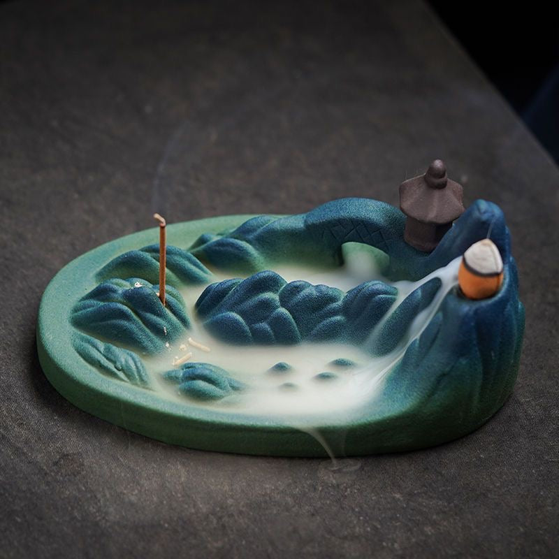 Natural Scenery Backflow Incense Burner