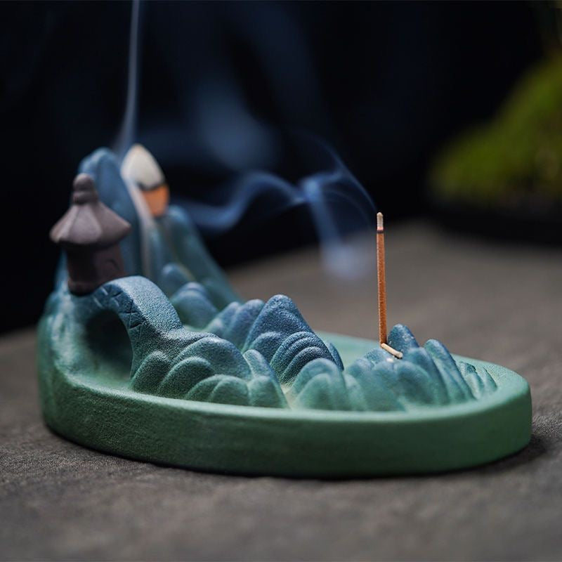Natural Scenery Backflow Incense Burner