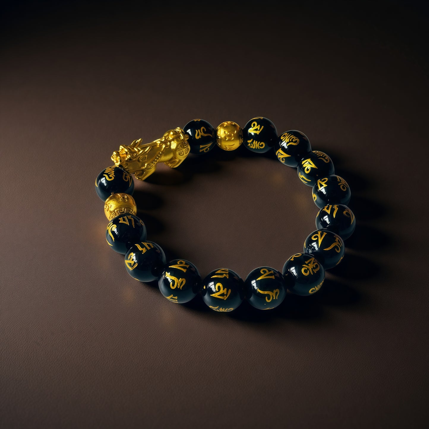 Obsidian × Pi Xiu Bracelet