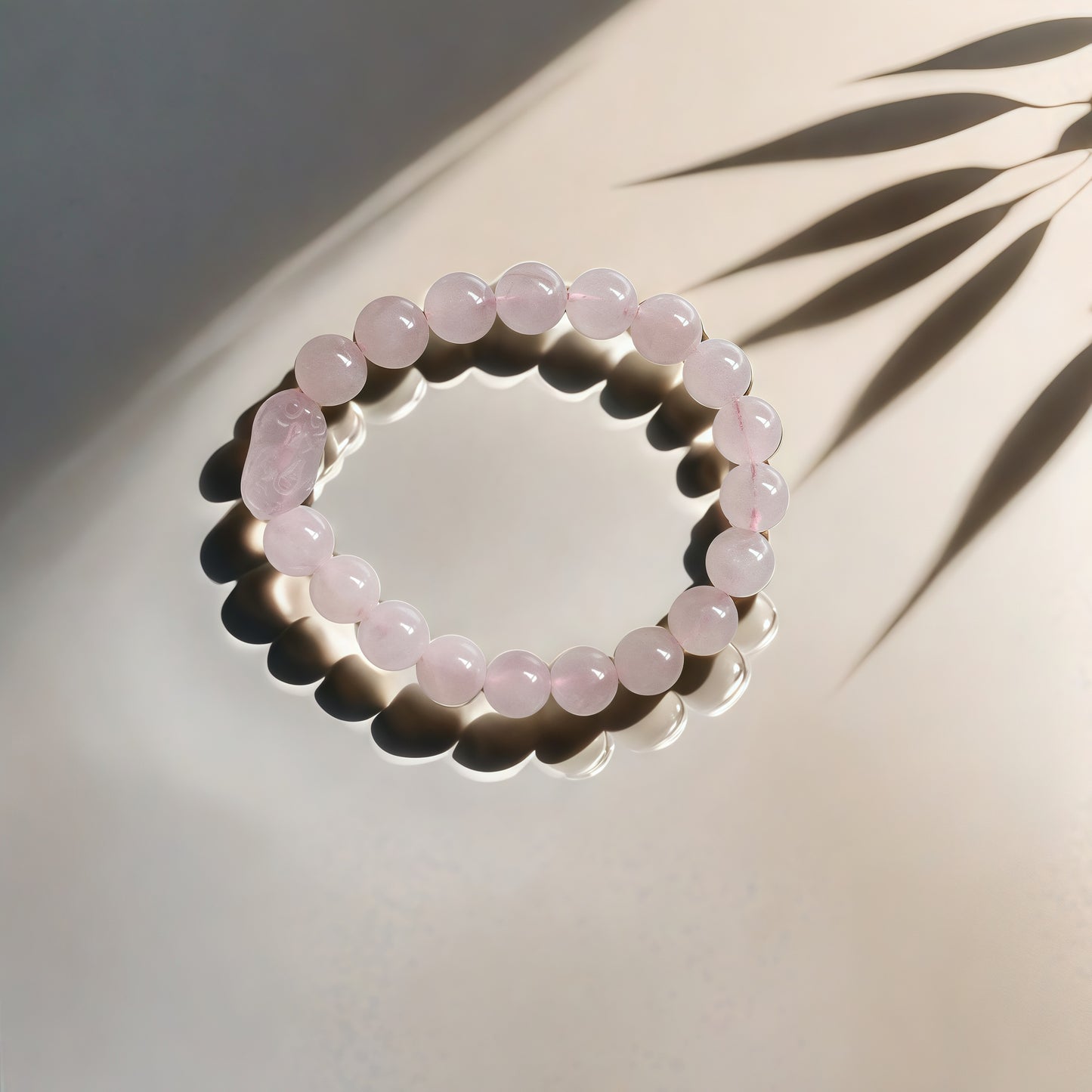 Rose Quartz × Pi Xiu Bracelet