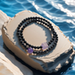 Amethyst × Black Onyx Energy Bracelet