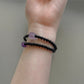 Amethyst × Black Onyx Energy Bracelet