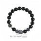 Black Obsidian × Black Tourmaline Quartz Bracelet