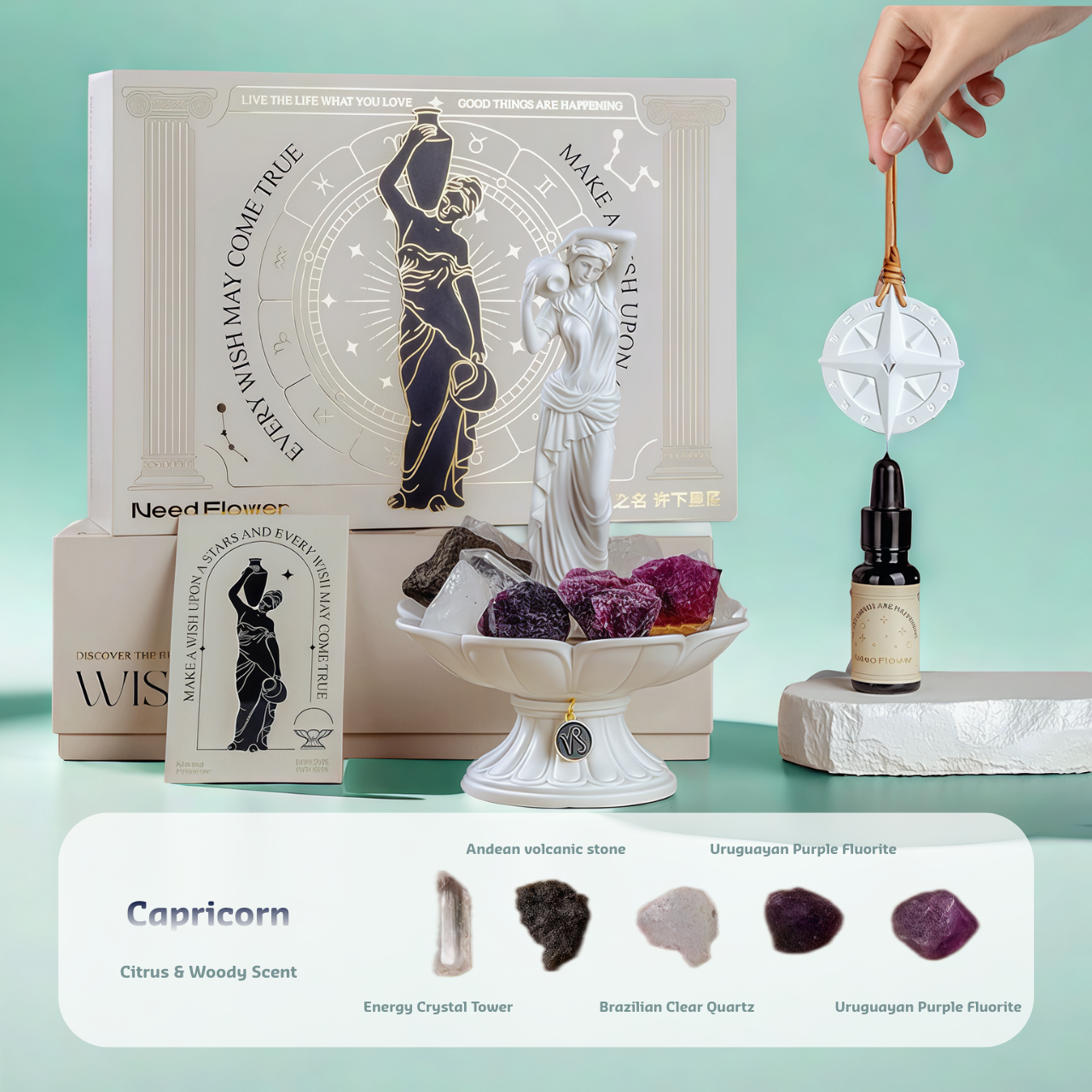 CapricornZodiacCrystalAromatherapySetPersonalizedDiffuserCollection-FUVIBE
