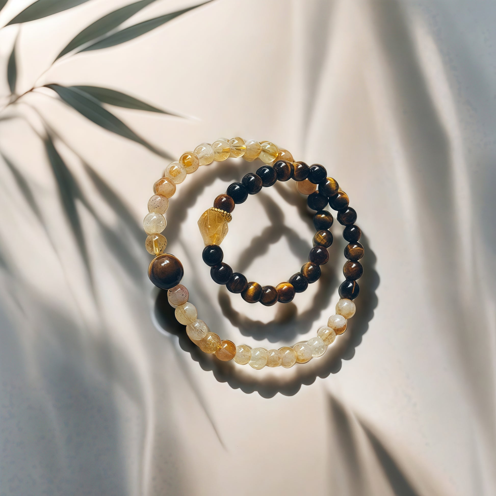 Citrine × Tiger’s Eye Energy Bracelet