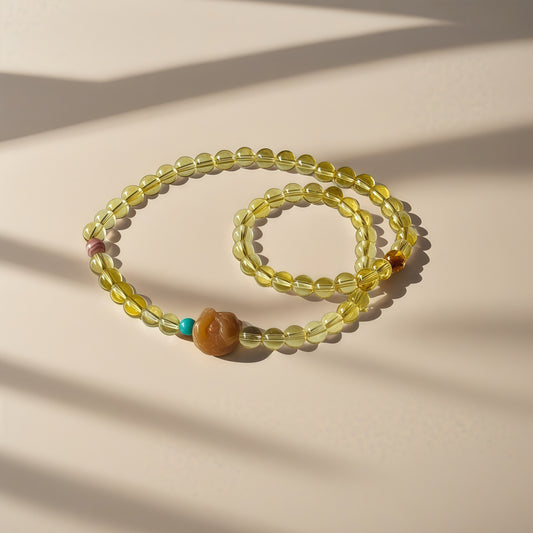 Citrine × Awakened Lion Bracelet
