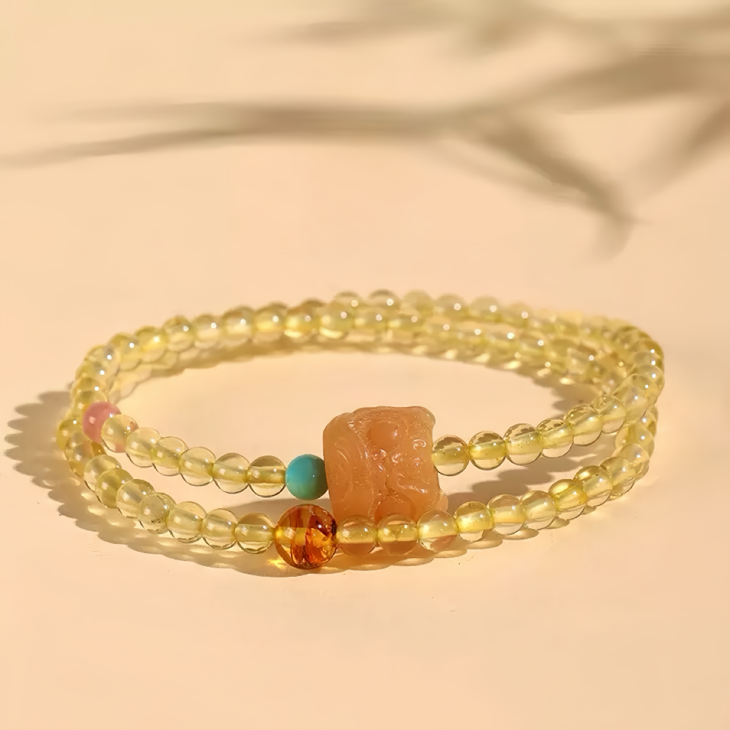 Citrine × Awakened Lion Bracelet