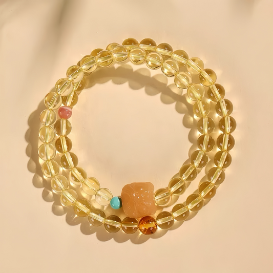Citrine × Awakened Lion Bracelet