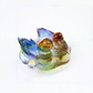 Coloured Glaze Mandarin Duck Ornament