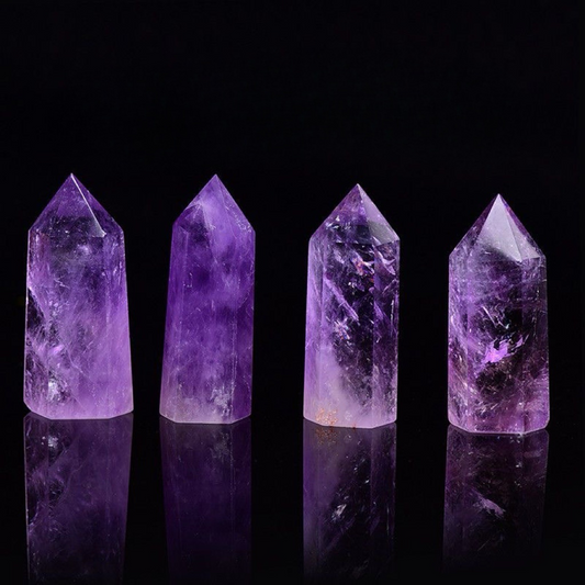 Healing Natural Amethyst Rough Stone Wand