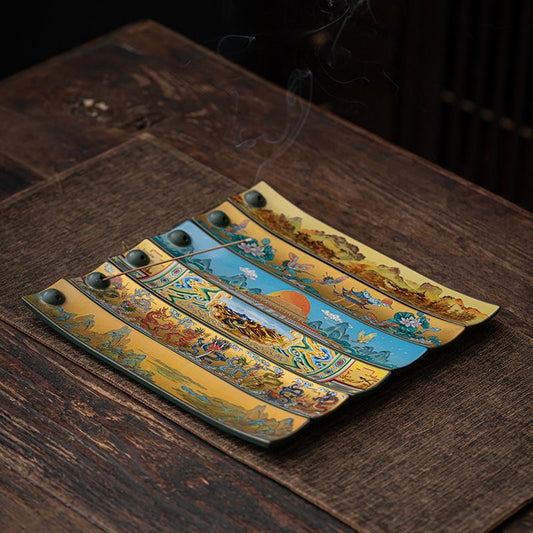 Imperial Enamel-Painted Porcelain Incense Holder