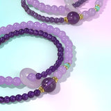 Lavender Amethyst × Classic Amethyst Bracelet