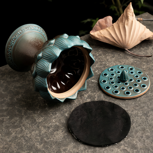 Lotus Lantern Backflow Incense Burner