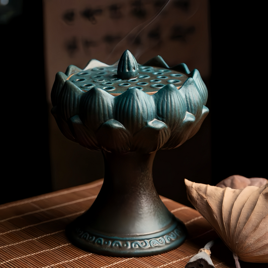 Lotus Lantern Backflow Incense Burner