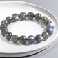 Lunar Guardian Gray Moonstone Crystal Bracelet