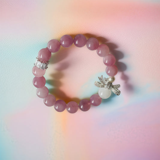 Madagascar Rose Quartz ×  Moonstone Bracelet