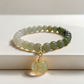 Jade Charm Bracelet with Money Bag Bead