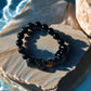 Obsidian × Tiger’s Eye × Dual Pi Xiu Energy Bracelet