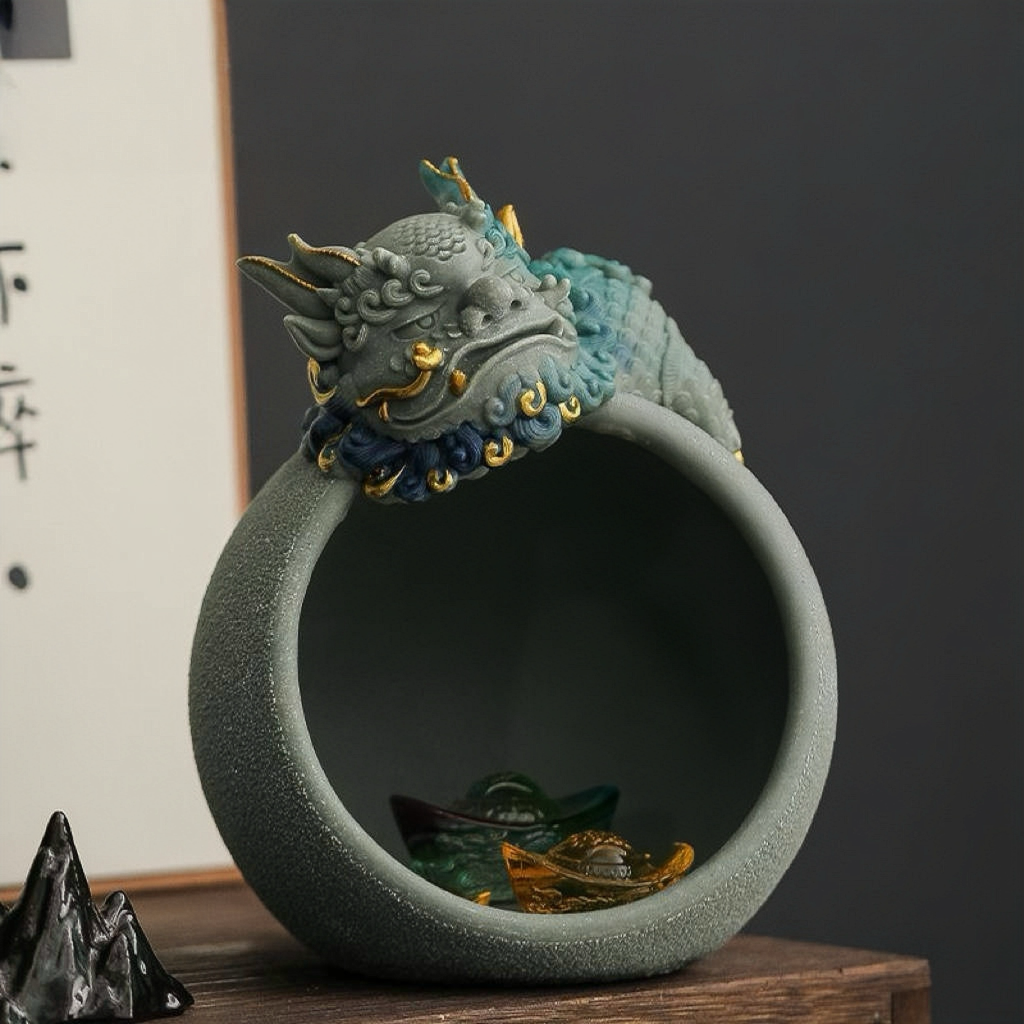 Pixiu Key Holder Figurine