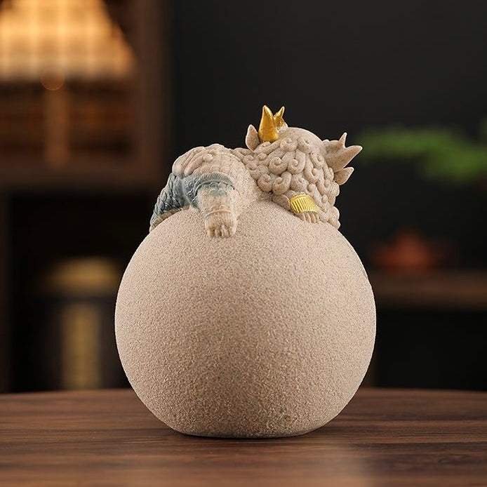 Pixiu Key Holder Figurine
