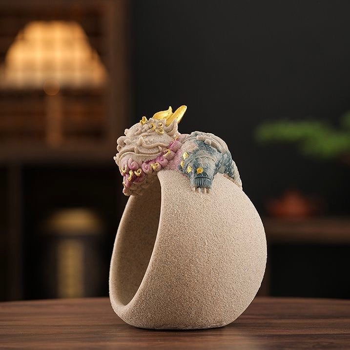 Pixiu Key Holder Figurine