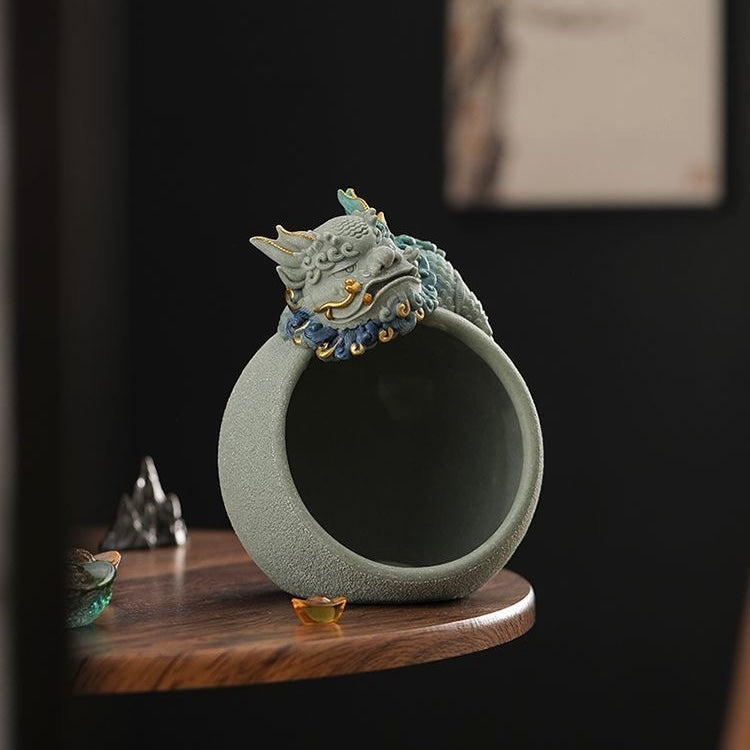 Pixiu Key Holder Figurine