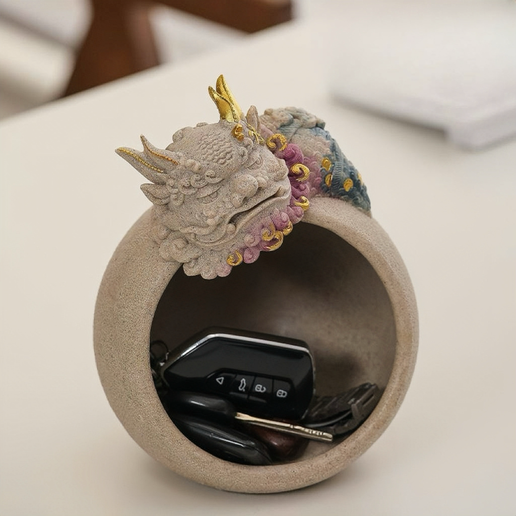 Pixiu Key Holder Figurine