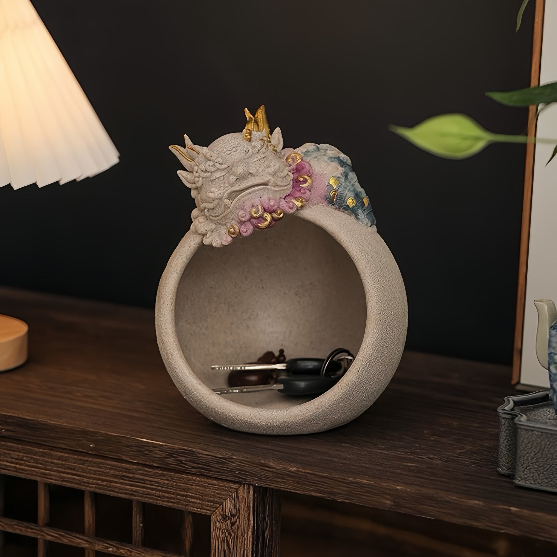 Pixiu Key Holder Figurine
