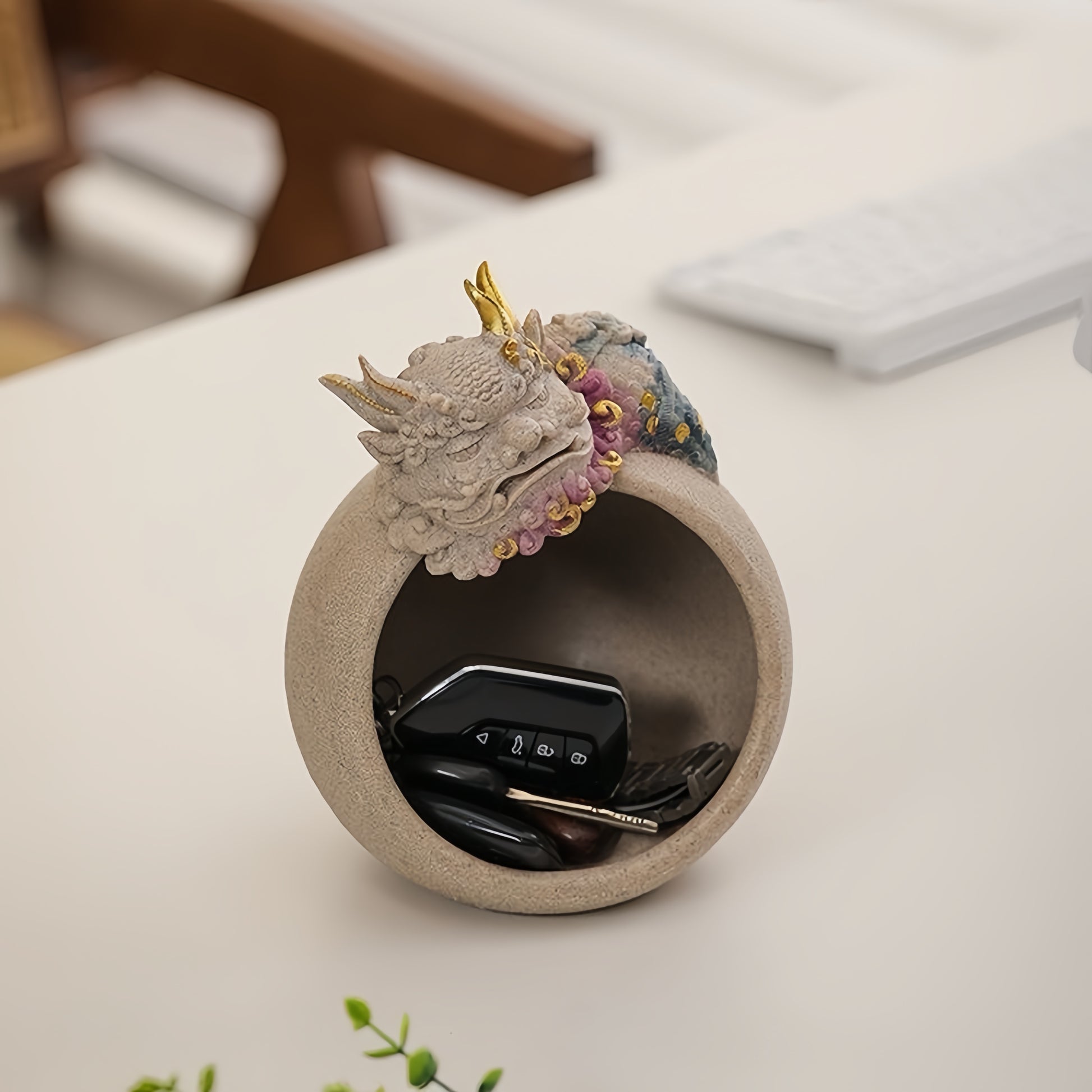 Pixiu Key Holder Figurine
