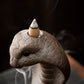 Porcelain Cobra Snake Backflow Incense Burner