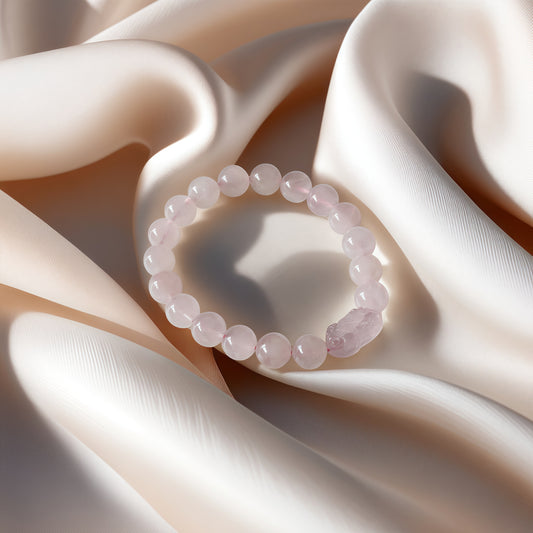 Rose Quartz × Pi Xiu Bracelet