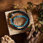 Silver Sheen Obsidian × Aquamarine × Tiger’s Eye Bracelet