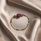 Strawberry Quartz Pi Xiu × Tourmaline Bracelet