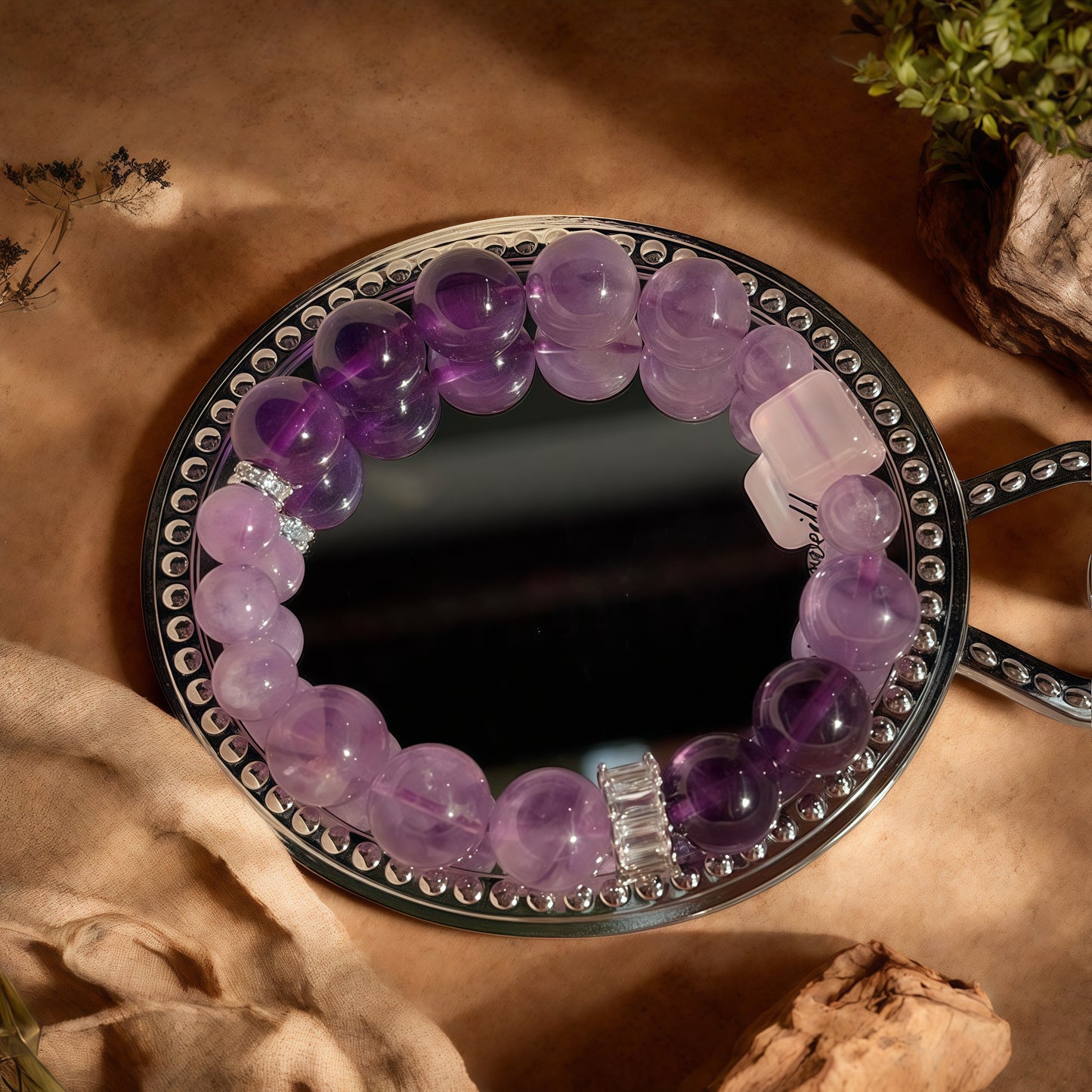 Uruguayan × Brazilian Lavender Amethyst Energy Bracelet
