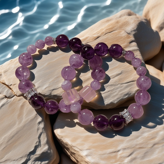 Uruguayan × Brazilian Lavender Amethyst Energy Bracelet